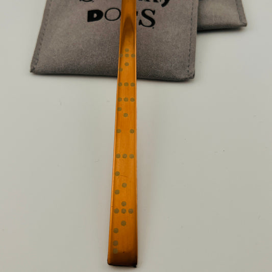 Braille engraved utensil